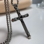 Men's Necklace Manufacturer - OEM/ODM Custom Stainless Steel Cross Pendant
