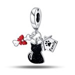 Cat Charm Pendant Manufacturer - OEM/ODM Custom S925 Silver DIY Jewelry