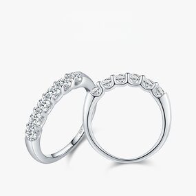 Index Finger Ring Manufacturer - OEM/ODM Custom 925 Silver Shiny Moissanite