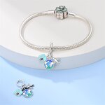 Travel Bag Charm Manufacturer - OEM/ODM Custom 925 Sterling Silver Zircon Heart