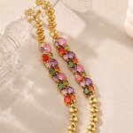 Double-layer Bracelet Manufacturer - OEM/ODM Custom Sparkling Zircon Copper