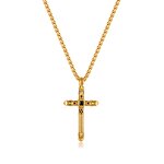 Men's Necklace Manufacturer - OEM/ODM Custom Stainless Steel Cross Pendant