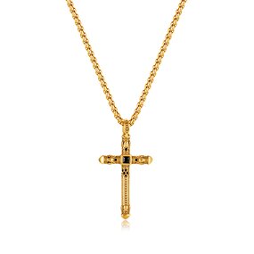 Men's Necklace Manufacturer - OEM/ODM Custom Stainless Steel Cross Pendant
