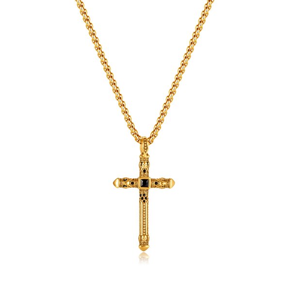 Men's Necklace Manufacturer - OEM/ODM Custom Stainless Steel Cross Pendant