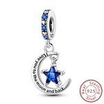 Animal Charm Manufacturer - OEM/ODM Custom 925 Sterling Silver Star Moon