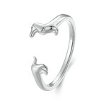 Dachshund Ring Manufacturer - OEM/ODM Custom 925 Sterling Silver Puppy