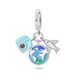 Travel Bag Charm Manufacturer - OEM/ODM Custom 925 Sterling Silver Zircon Heart