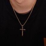 Men's Necklace Manufacturer - OEM/ODM Custom Stainless Steel Cross Pendant