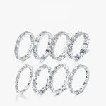 Zircon Ring Manufacturer - OEM/ODM Custom 925 Sterling Silver Layered Style