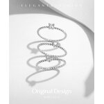 Heart Geometry Ring Manufacturer - OEM/ODM Custom 925 Silver Shiny Moissanite