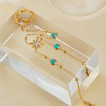 Turquoise Bracelet Manufacturer - OEM/ODM Custom Stainless Steel 18k Gold