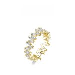 Zircon Ring Manufacturer - OEM/ODM Custom 925 Sterling Silver Layered Style