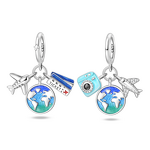 Travel Bag Charm Manufacturer - OEM/ODM Custom 925 Sterling Silver Zircon Heart