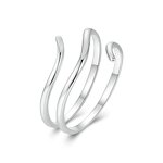 Twisted Ring Manufacturer - OEM/ODM Custom 925 Silver Multiple Turns Activity