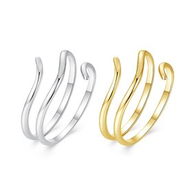 Twisted Ring Manufacturer - OEM/ODM Custom 925 Silver Multiple Turns Activity