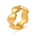 Vintage Ring Manufacturer - OEM/ODM Custom Gold Flower Stainless Steel