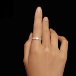 Ladies Ring Manufacturer - OEM/ODM Custom Sterling Silver Moissanite Bling