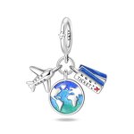Travel Bag Charm Manufacturer - OEM/ODM Custom 925 Sterling Silver Zircon Heart