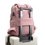 Women Backpack Supplier - Top-handle USB Charging Casual Student School Bag