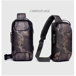Messenger Bag Factory - Anti-Theft Waterproof Large Capacity Chest Sling Bag