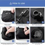 Travel Storage Bag Factory - Geometric TPU Vacuum Compression Waterproof Bag