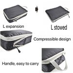 Packing Cubes Manufacturer - Ready Stock Nylon Compression Travel Organizer Bag