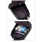 Messenger Bag Manufacturer - Large Capacity USB Casual Chest Shoulder Bag