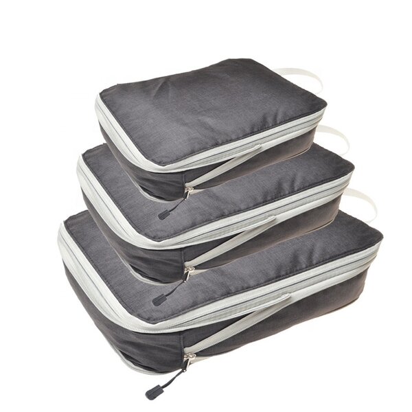 Packing Cubes Manufacturer - Ready Stock Nylon Compression Travel Organizer Bag