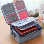 Document Organizer Supplier - Custom Oxford Waterproof Travel Storage Bag with Lock
