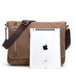 Shoulder Bag Supplier - Casual Men Vintage Crossbody Canvas Messenger Bag