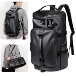 PU Leather Travel Bag Factory - Custom Casual Trendy Dry Wet Separation Backpack