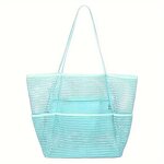 Beach Tote Bag Supplier - Double Layer Mesh Water Resistant Swim Organizer