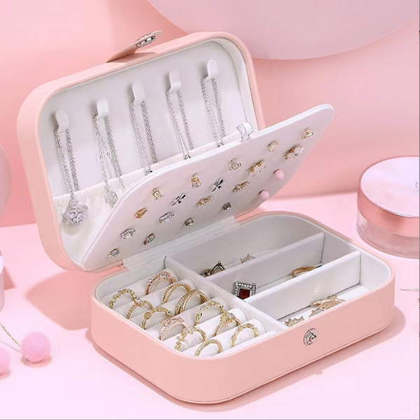 Jewelry Case Supplier - Custom Travel Leather Velvet Jewelry Storage Organizer