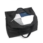 Storage Tote Factory - Heavy Duty Zipper Extra Large Moving Bag Black