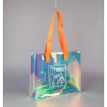 PVC Gift Bag Supplier - Custom Clear Laser Holographic Beach Tote Bag