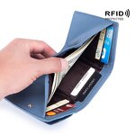 Leather Wallet Manufacturer - Genuine Leather Mini RFID Coin Purse for Women