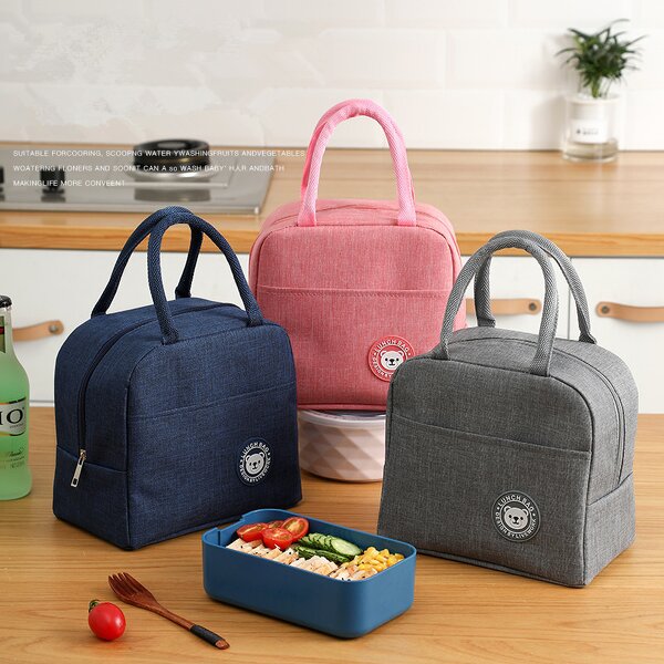 Insulated Lunch Bag Manufacturer - New Arrival Thickened Portable School Work Bag