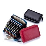 Leather Wallet Supplier - Business Genuine Leather RFID Blocking Card Holder