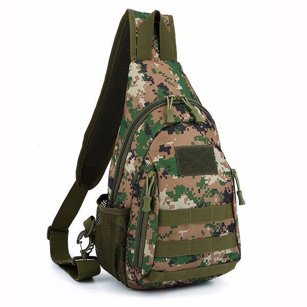Shoulder Sling Bag Supplier - Custom Logo Nylon Daily Travel Chest Bag