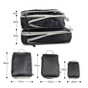 Packing Cubes Manufacturer - Custom Nylon Travel Luggage Organizer Bag Set