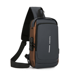 Chest Bag Factory - New Design USB Charging Travel Sling Bag with Lock