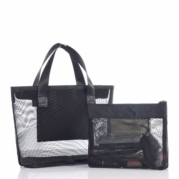 Mesh Tote Bag Factory - Large Capacity Nylon Portable Travel Organizer Set
