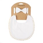 Bamboo Fiber Bib Manufacturer - OEM/ODM Custom Plain Baby Bandana Burp Cloth