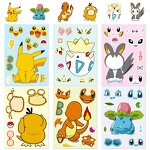 Pokemon Sticker Set Manufacturer - OEM/ODM Custom 6 Sheets DIY Puzzle Waterproof