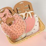 Baby Bib Set Manufacturer - OEM/ODM Custom Dotted Floral Linen Cotton