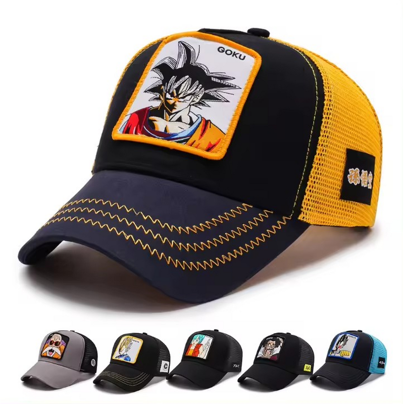 Dragon Ball Baseball Cap Manufacturer - OEM/ODM Custom DBZ Polyester Mesh Hip-Hop