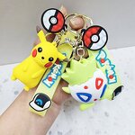 Pokemon Keychain Set Manufacturer - OEM/ODM Custom 10 Styles Pikachu Squirtle