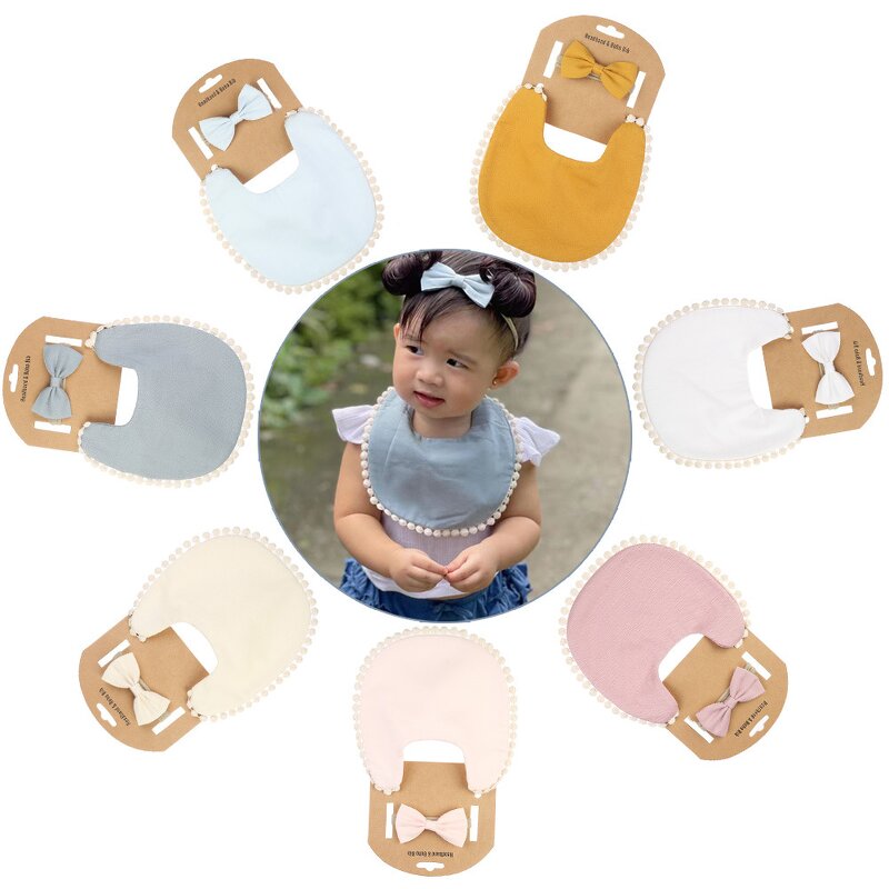 Bamboo Fiber Bib Manufacturer - OEM/ODM Custom Plain Baby Bandana Burp Cloth