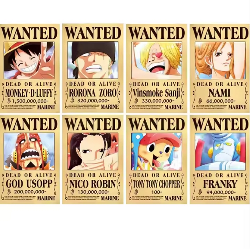 Luffy Bounty Poster Manufacturer - OEM/ODM Custom Cowhide Paper Wall Decoration