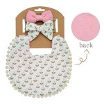 Baby Bib Set Manufacturer - OEM/ODM Custom Dotted Floral Linen Cotton